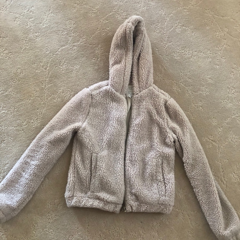 Light pink teddy jacket